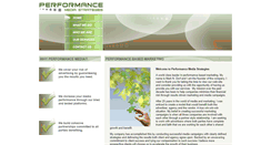 Desktop Screenshot of performancemediastrategies.com